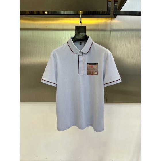 Louis Vuitton Spring New Arrival: Collared Short-Sleeve Polo Shirt, Custom-Made Fabric for High Breathability and Comfort